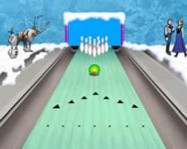 Bowling Frozen jégvarázs játékok