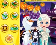 Elsa_halloween slacking online jégvarázs játék