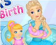 Elsas baby birth ingyen játék