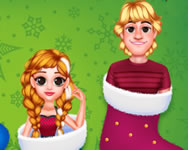 Frozen princess christmas celebration HTML5 jtk