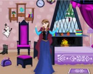 Frozen Anna room decor online jégvarázs játék