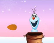 Olaf catching nuts online