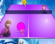 Princess Anna table tennis online jégvarázs játék